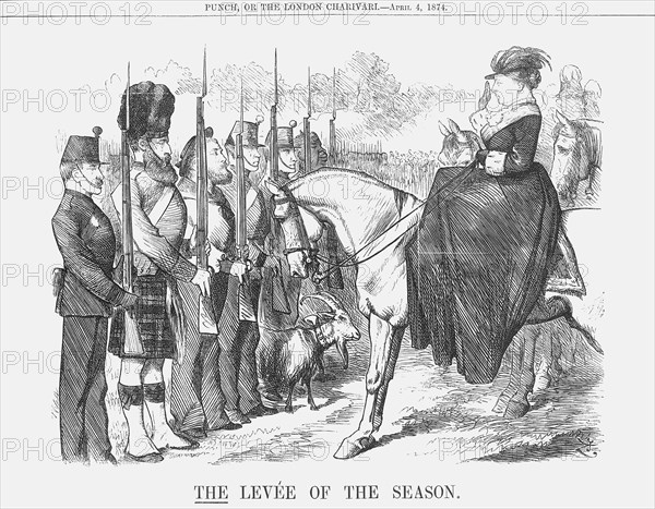 'The Levée of the Season', 1874.  Artist: Joseph Swain