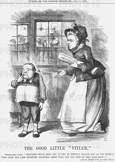 'The Good Little Vitler', 1874.  Artist: Joseph Swain