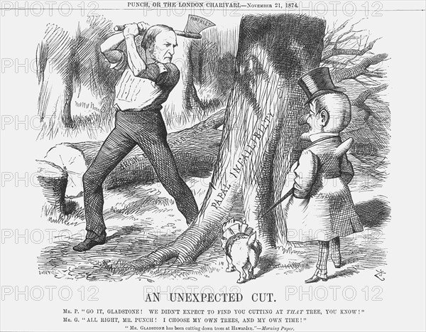 'An Unexpected Cut', 1874. Artist: Joseph Swain