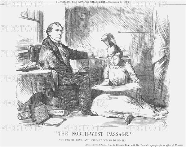 The North-West Passage, 1874. Artist: Joseph Swain