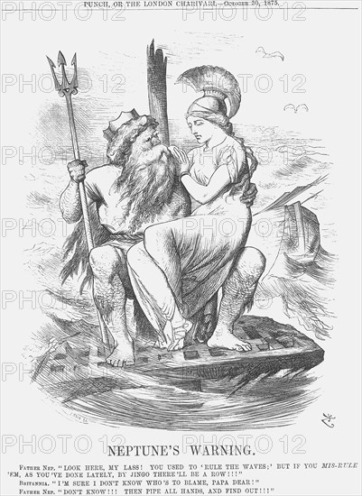 'Neptune's Warning', 1875. Artist: Joseph Swain