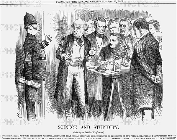 'Scinece and Stupidity', 1876. Artist: Joseph Swain