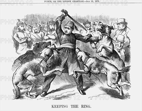 'Keeping the Ring', 1876. Artist: Joseph Swain