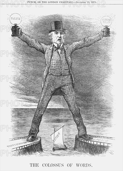 'The Colossus of  Words', 1879. Artist: Joseph Swain