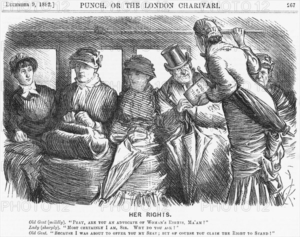 'Her Rights', 1882. Artist: Unknown