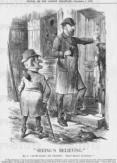 Seeing's Believing, 1883. Artist: Joseph Swain