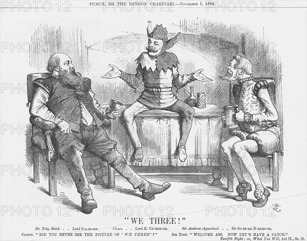 We Three!, 1884. Artist: Joseph Swain