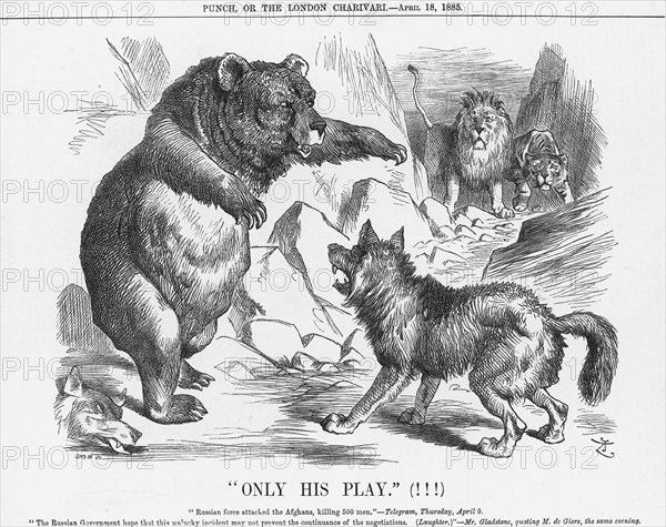 Only His Play, 1885. Artist: Joseph Swain