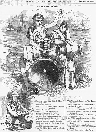 'Sisters of Mersey', 1886. Artist: Unknown