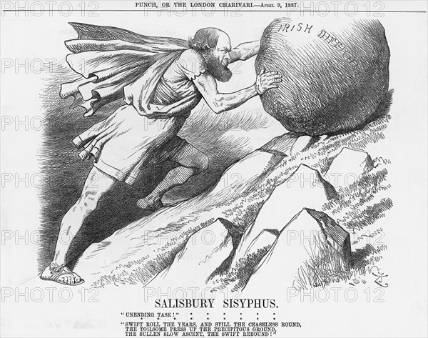 'Salisbury Sisyphus', 1887. Artist: Joseph Swain