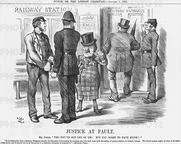 'Justice at Fault', 1887. Artist: Joseph Swain