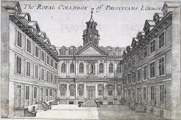 College of Physicians, London, c1710 Artist: Anon