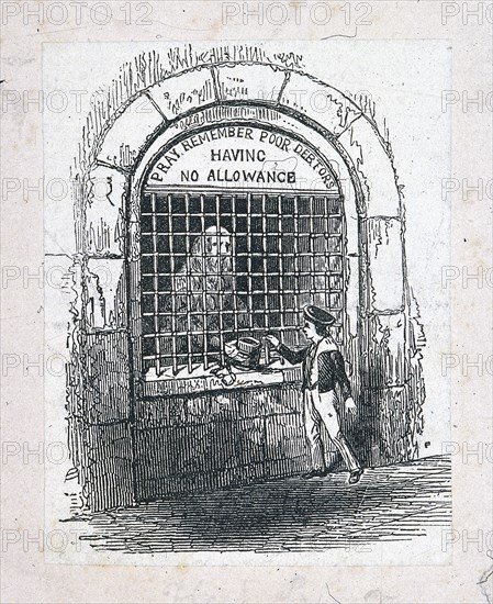 Fleet Prison, London, c1800. Artist: Anon