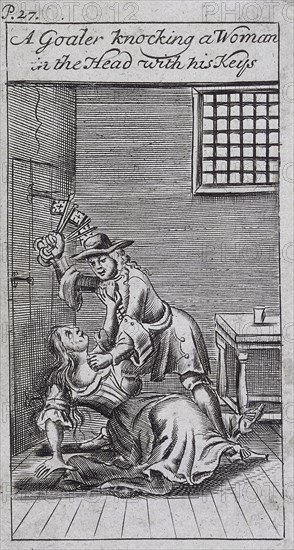 Fleet Prison, London, 1691. Artist: Anon