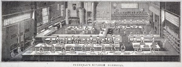 Cornhill, London, 1840. Artist: WD Hornsby