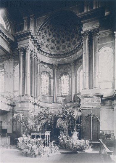 New Synagogue, Great St Helens, London, 1911. Artist: Anon