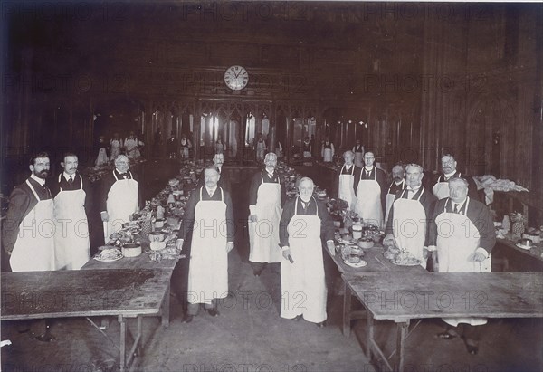 The Lord Mayor's Dinner at Guildhall, London, c1900. Artist: Anon