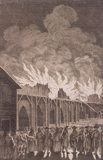 London Bridge (old), London, 1775. Artist: Charles Grignion