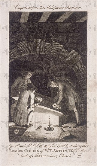 St Mary Aldermanbury, London, 1778. Artist: Anon