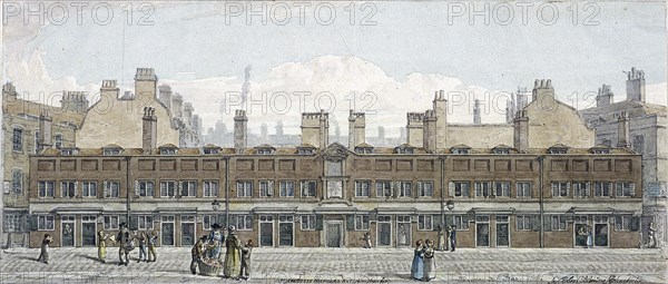 Monkwell Street, London, 1818. Artist: Robert Blemmell Schnebbelie