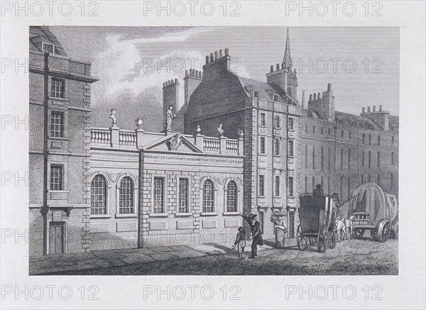 St Paul's School, London, 1814. Artist: Samuel Owen