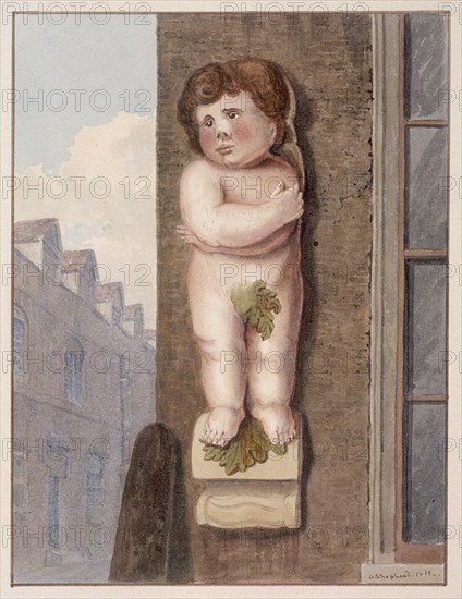 Pye Corner, London, 1812. Artist: George Shepheard