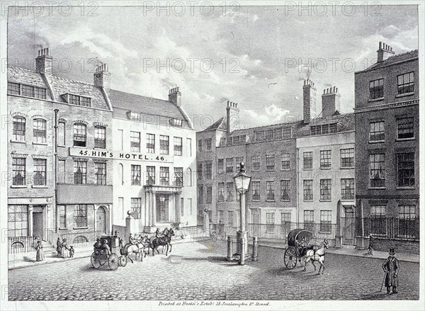 Salisbury Square, London, c1830. Artist: Anon