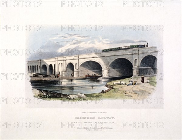 View of the Surrey Canal, Deptford, London, c1840. Artist: Anon