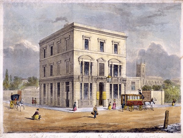 The Cadogan Arms Inn, King's Road, Chelsea, London, c1840. Artist: Anon