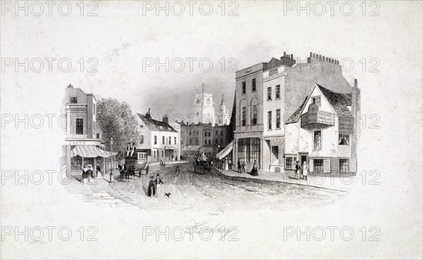View of Mare Street, Hackney, London, c1860. Artist: Anon