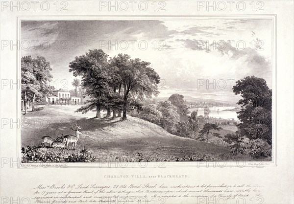 Charlton House near Blackheath, Greenwich, London, c1830. Artist: William Day