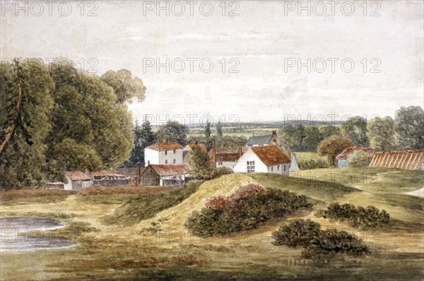 The Spaniards Inn, Hampstead Heath, Hampstead, London, c1820. Artist: John Cawthorn