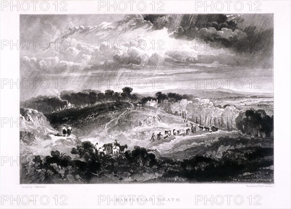 Hampstead Heath, Hampstead, London, 1832. Artist: David Lucas