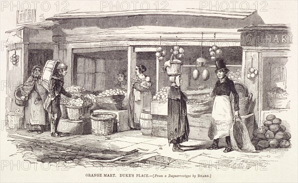 Duke's Place, London, 1861. Artist: Anon