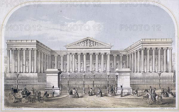 British Museum, Holborn, London, 1853. Artist: Augustus Butler