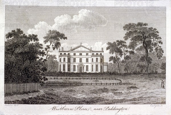 Westbourne Green, Paddington, London, c1808. Artist: Eastgate