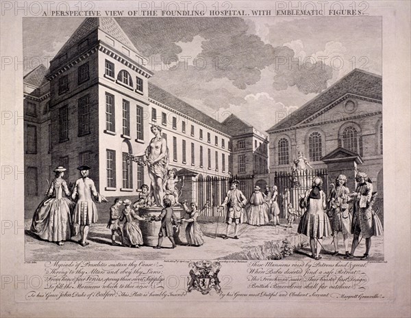 Guilford Street, St Pancras, London, 1749. Artist: Charles Grignion