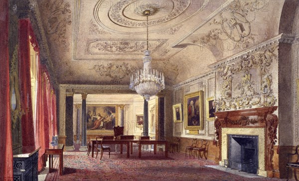 Interior of Stationers' Hall, London, 1890. Artist: John Crowther