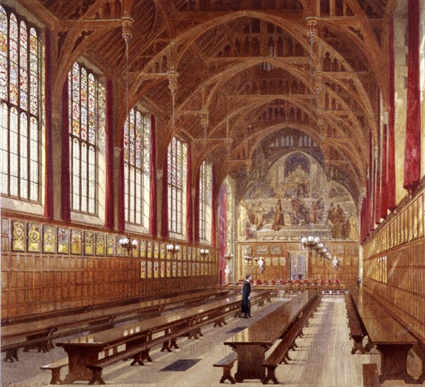 Lincoln's Inn, London, 1884. Artist: John Crowther