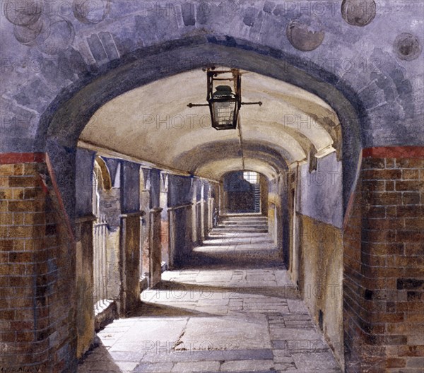 Christ's Hospital, London, 1881. Artist: John Crowther