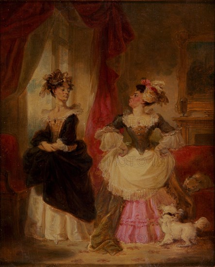 The Rivals, (c1827?). Artist: Robert Smirke