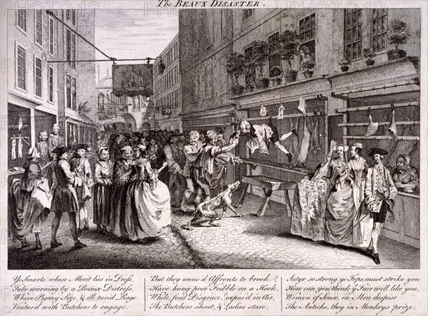 'The beaux disaster', 1747. Artist: John June