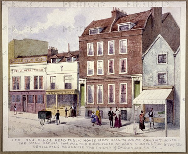 'King's Head' Public House, Pentonville. Islington, London, c1850. Artist: Anon