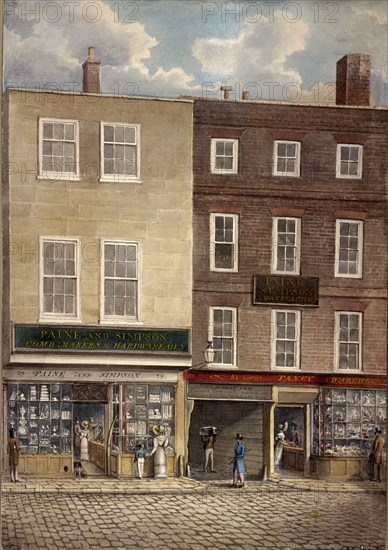 Borough High Street, London, 1830. Artist: G Yates