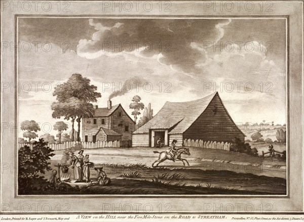 Hill in Brixton, London, 1782. Artist: Anon