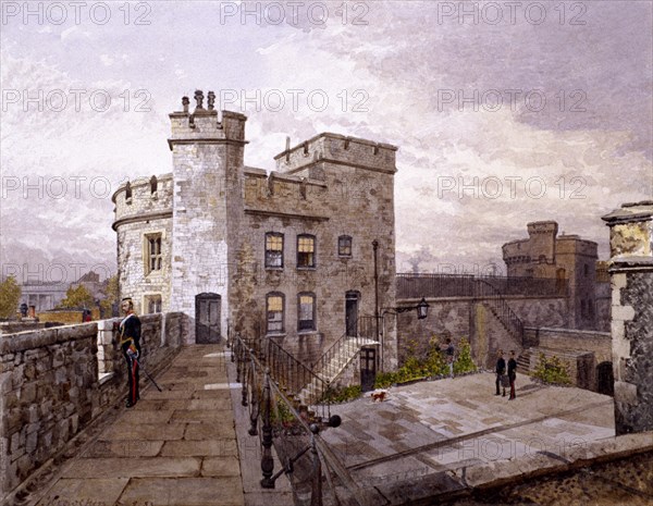 Tower of London, London, 1883. Artist: John Crowther