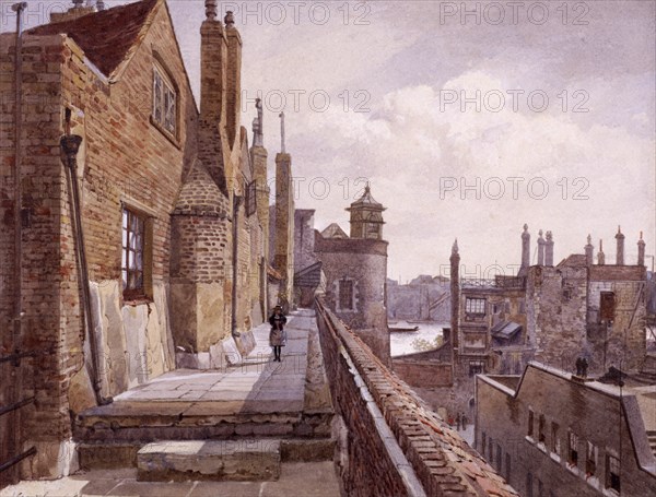 Tower of London, London, 1883. Artist: John Crowther