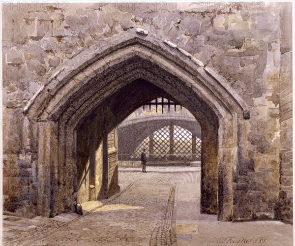 Tower of London, London, 1883. Artist: John Crowther