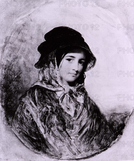 The Pretty Peasant, 1838. Artist: Charles Baxter