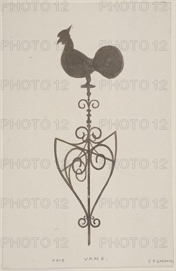 Weather vane from St Stephen, Coleman Street, London, c1850. Artist: JS Gardener